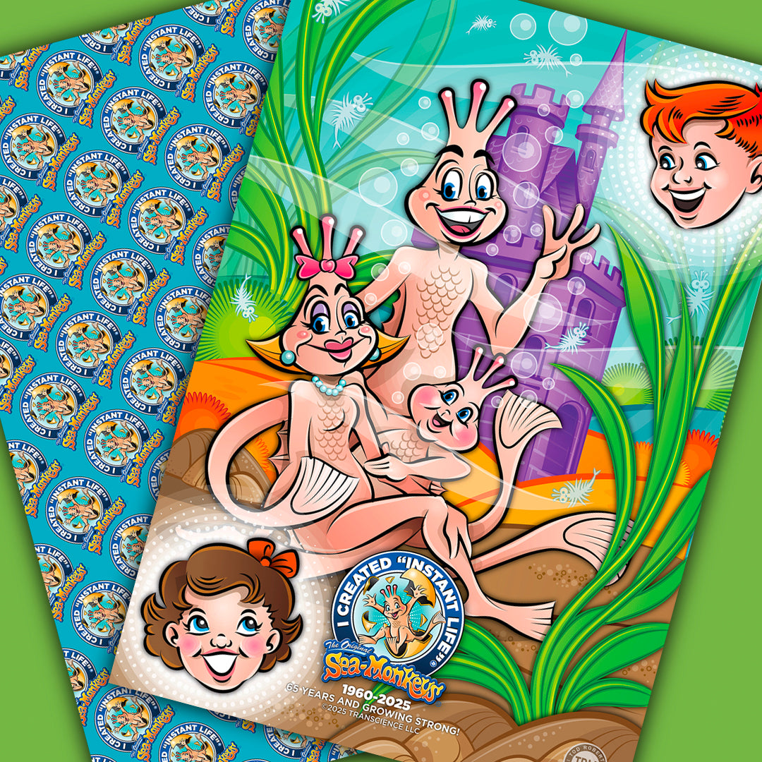 Sea-Monkey® Wrapping Paper / Commemorative Poster