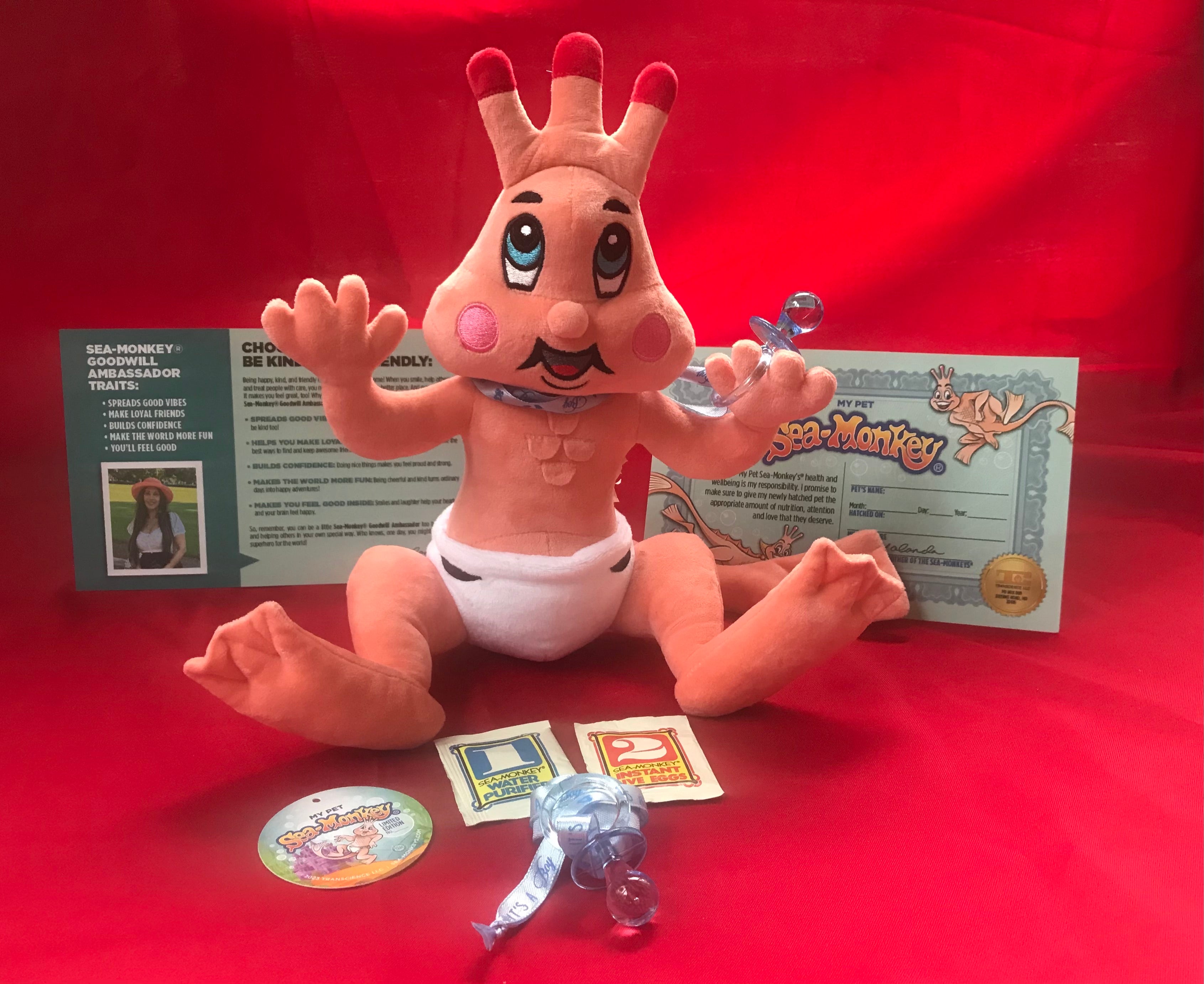 Limited Edition Plush Baby Boy Sea-Monkey® – Sea-Monkeys USA